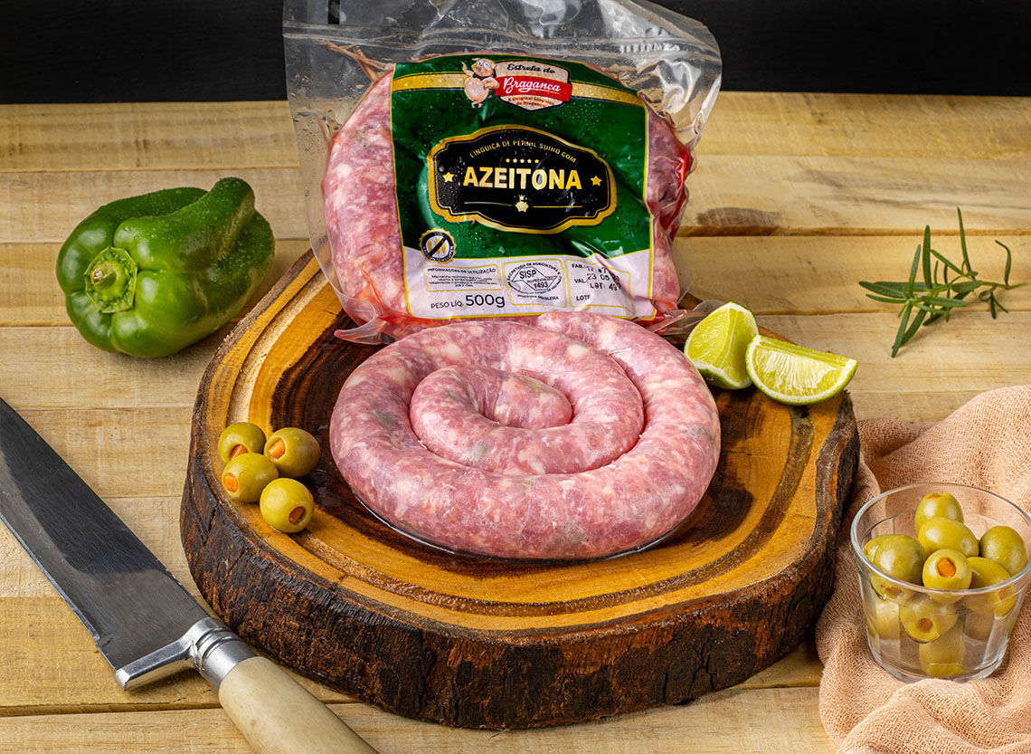 Linguiça de Pernil com Azeitona Resfriada 500g